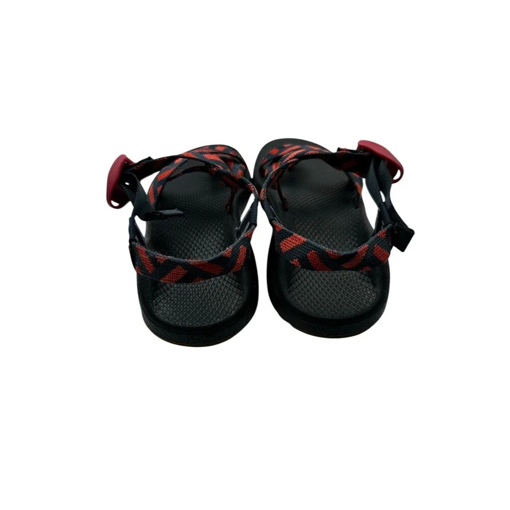 Chaco Z/2 Classic Sandals Womens 7 Salmon Pink Navy Toe Loop Hiking Trail